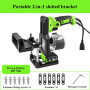 2 In 1 Slotting Bracket Mortising Jigs For Trimming Machine Invisible Fasteners Punch Locator Linear Track DIY Woodworking Tools