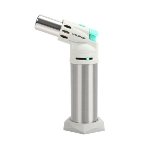 Refillable Kitchen Torch Adjustable Flame for DIY Crème Brule BBQ Baking Butane Gas Not Included
