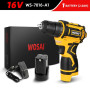 WOSAI 16V MAX Brushless Cordless Drill 32N.m Electric Screwdriver 25+1 Torque Settings 2-Speeds MT-Series Power Tools