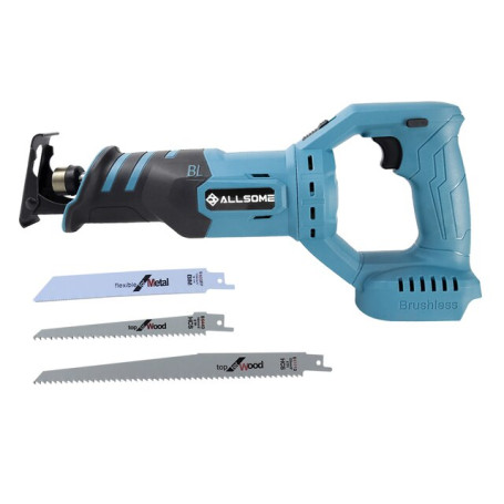 Allsome 21V Reciprocating Saw Wood And Metal Cutting Machine Electric Saw, Brushless