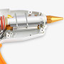 Hot Melt Glue Gun 110-240V 40-120W High Power Glue Gun EU Plug DIY Repair Tool Hot Glue Gun 10Pcs Melt Glue Sticks