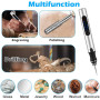 Electric Engraving Pen Kit Portable Mini Nail Rig Tool DIY Spin Etch Pen For Engraving Glass Metal Jewelry Mini Drill Electric