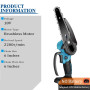 6 Inch Brushless Chainsaw Cordless Rechargeable Mini Electric Chainsaw Handheld Pruning Saw Cutting Tool For Makita
