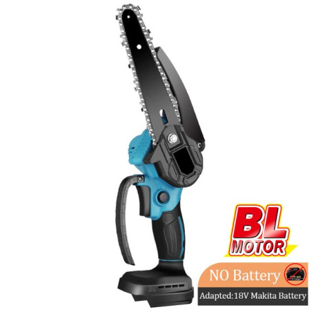 6 Inch Brushless Chainsaw Cordless Rechargeable Mini Electric Chainsaw Handheld Pruning Saw Cutting Tool For Makita