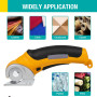 4.2V Cordless Electric Scissors Usb Rechargeable Cutter Portable DIY Multifunction Cutte Tool For Leather Cloth Cardboard Cutte