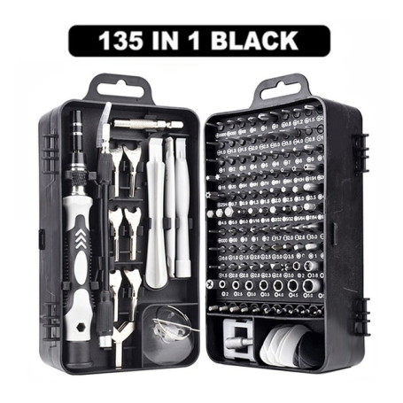 135/25 in 1 S2 Screwdriver Set of Screw Driver Bit Set Multi-function Precision Mobile Phone Repair Device Hand Tools Torx Hex
