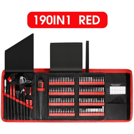 190Pcs Precision Screwdriver Set Magnetic Torx Slotted Phillips Screw Driver Bits Kit For Laptop Phone Repair Hand Tool