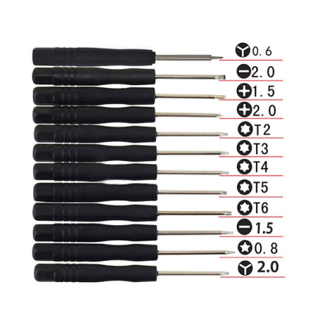 12pcs/Set Mini Multi-Function Magnetic Precision Screwdriver Set For Apple IPhone 7 12 Ect Smartphone Tablet Repairing Tools Set
