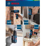 Bosch 3 In 1 Electric Drill GSB 120-LI 12V Rechargeable Cordless Impact Drill Multi-function Home DIY Screwdriver Power Tool