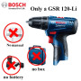 Bosch Professional Cordless Electric Drill GSR120-LI 12V Multi-Function Driver Electric Screwdriver Power Tool (Bare Tool)