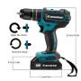 Kamolee 10mm/13mm Cordless Electric Impact Drill Electric Screwdriver Home DIY Power Tools For Makita 18V Battery