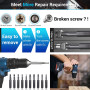 140 in 1 Screwdriver Repair Kit with 118 High Grade S2 Steel Screwdriver Bits Tool for iPhone, Laptop, PS4, Watch, Camera, Xbox