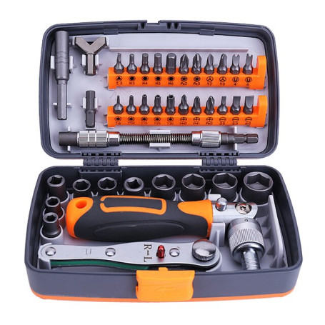 38-In-1 Labor-Saving Ratchet Screwdriver Set MultiTools Household Combination Toolbox Hardware screw Hand Tools Socket Wrench