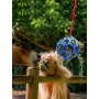 Horse Treat Ball Hay Feeder Toy Ball Hanging Feeding Toy for Horse Horse Goat Sheep Relieve Stress Horse Treat Ball