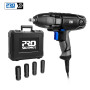 Electric Impact Wrench 450N.m 1/2 inch 1100W 230V Air Spanner Tire Remove Auto Repair Tool 4 Sockets 3400RPM speed by PROSTORMER