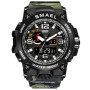 Men Sports Watches Dual Display Analog Digital LED Electronic Quartz Wristwatches Waterproof Swimming Military Watch