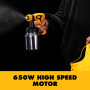 New Split Design HVLP Spray Gun with 800ml Aluminum Cup 650W High Power Adjustable Flow Spraying Tool 1.5m Length Air Hose