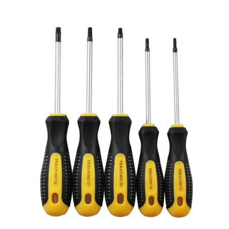 CR-V Security Hole Torx Screwdriver Combination Set Magnetic Screw Driver Bit T5-t30 Kit For Telephone Computer Repair Hand Tool
