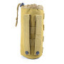 Tactical Water Bottle Bag Multi-Function Outdoor Adjustab Drawstrin Molly System Attached To Other Gear Nylon Hole Design