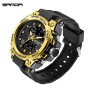 G Style Men Digital Watch Military Sports Watches Dual Display Waterproof Electronic Wristwatch Relogio Masculino