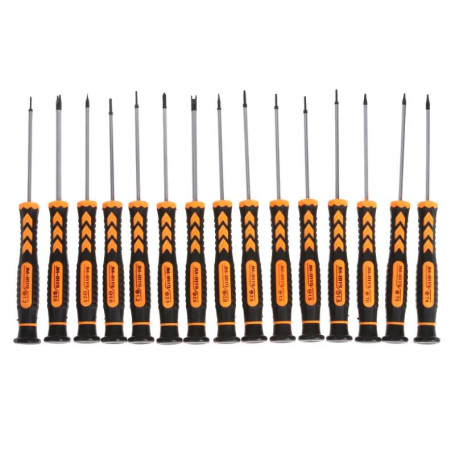 15pcs/pack Multifunction Flat Cross Torx U Shape Screwdriver Set for Mobile Phone Tablets PC Laptop Repair Tool Kit Hand Tools