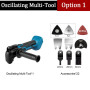 Oscillerende Multifunctionele Tool 18V Batterij Multi-Gereedschap. Variabele Snelheid Vernieuwer Elektrische Trimme