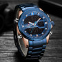 NAVIFORCE 9138 S Luxury BranMen Watch Fashion Sports Watches Men's Waterproof Quartz Man Stainless Army Military Wrist Watch