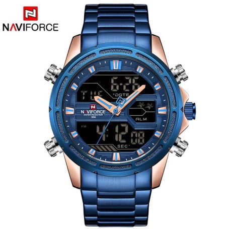 NAVIFORCE 9138 S Luxury BranMen Watch Fashion Sports Watches Men's Waterproof Quartz Man Stainless Army Military Wrist Watch