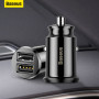 12V Dual USB Car Charger 3.1A Fast Charging For Iphone Samsung Mini USB Car Charger Car-Charger Accessories