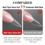 Nail Tips Glue Gel 7.5ml uv Glue for false Nails Gel Polish Manicure Hybrid Gallic Multi-function Strong Gel Nail Polish