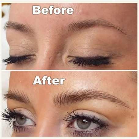 Eyebrow Cream 4D Hair Stroke Ultra-Thin Brow Brush Premium Rhombus Angled Eyebrow Brush 4D Hair Stroke Brow Stamp Brush