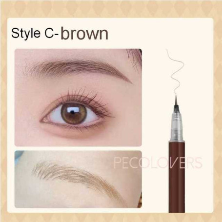 New 0.01mm Ultra Fine Eyebrows Pen Professional Waterproof Sweat-proof Liquid Eye Brow Pencil Long Lasting Makeup Microblading