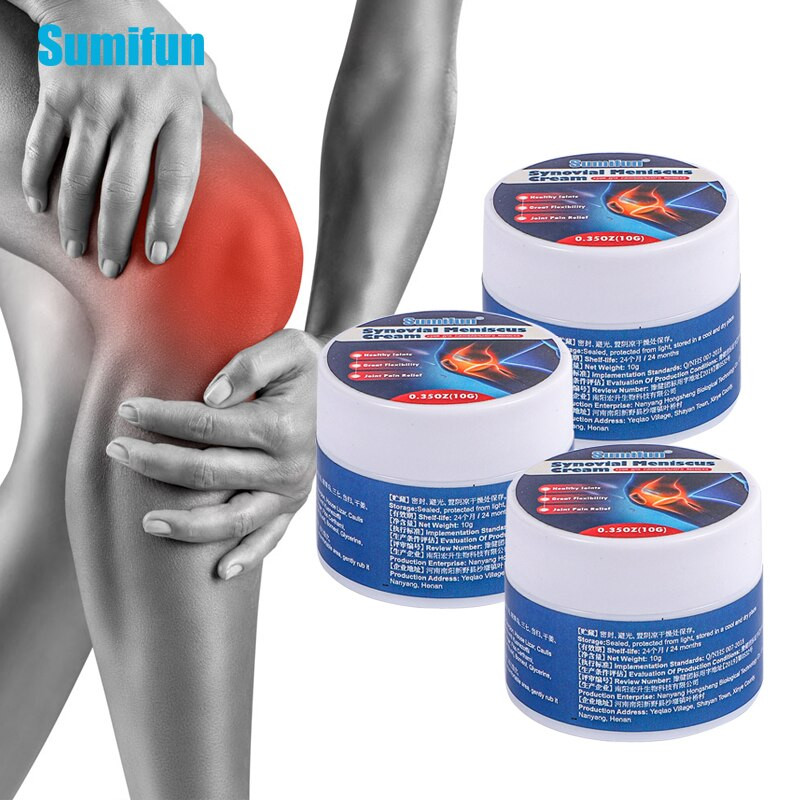 1/2/3Pcs Knee Pain Relief Cream Treat Synovitis Synovial Meniscus Care