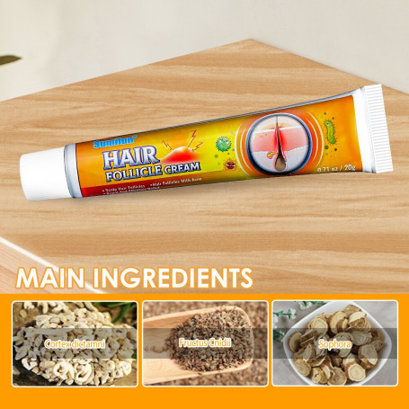 1/3Pcs Hair Follicle Cream Treat Folliculitis Skin Inflammation Antibacterial Ointment Body Acne Anti-Itching Plaster
