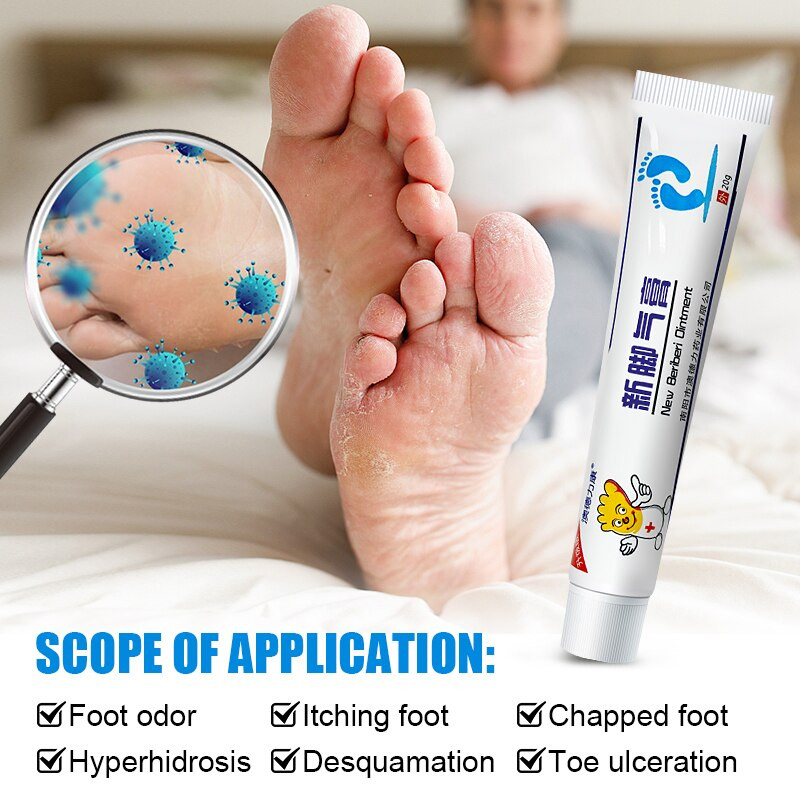 3 Types Foot Antibacterial Cream Beriberi Treatment Antifungal Cream