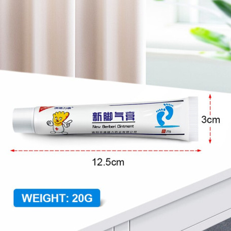 3 Types Foot Antibacterial Cream Beriberi Treatment Antifungal Cream Tinea Pedis Herbal Ointment Foot Deodorant Medical Plaster