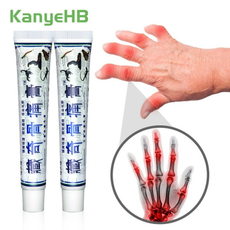 2pcs Anti Arthritis Joint Pain Relief Ointment Tenosynovitis Sports Care Cream Hand Joint Chinese Medicine Therapy Plaster A765