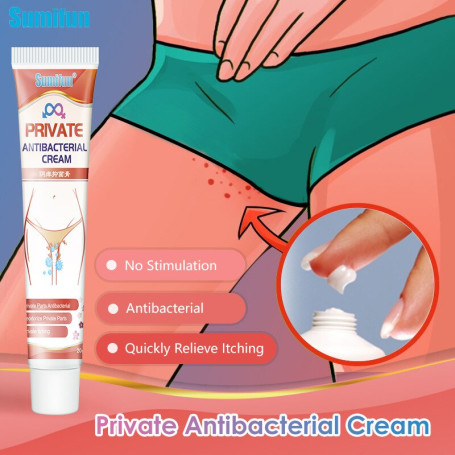 No Stimulation Anti-itch Herbal Antibacterial Cream Underarm Vaginal Penis Armpit Intimate Body Remove Odor Dermatitis Ointment