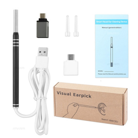 Smart Visual Medico Otoscopio Cleaner Ear Endoscope Earpick Camera Wax Remover Tool  health