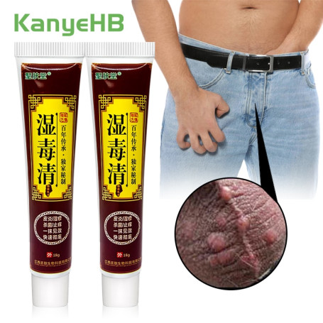 2pcs Anti-itch Psoriasis Treatment Ointment Effective Against Fungi Private Parts Itching Dermatitis Red Rash Skin Cream A338