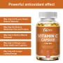 Natural Vitamin C Capsule Energy Supplement Improving Immunity Whitening Blemish Sunscreen Antioxidant Anti-Wrinkle Anti-aging