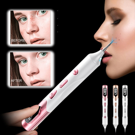 Laser Plasma Pen for Skin Tag Remover Freckle Black Dot Papilloma Warts Mole Pimples Tattoo Removal Laser Pen Beauty Care Tools
