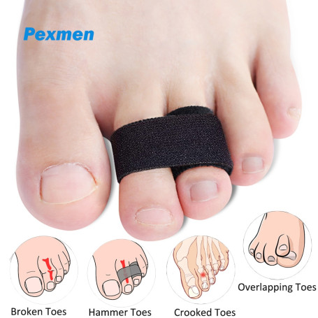 Hammertoe Splints Toe Corrector Cushioned for Broken Crooked and Overlapping Toes