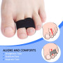 Hammertoe Splints Toe Corrector Cushioned for Broken Crooked and Overlapping Toes