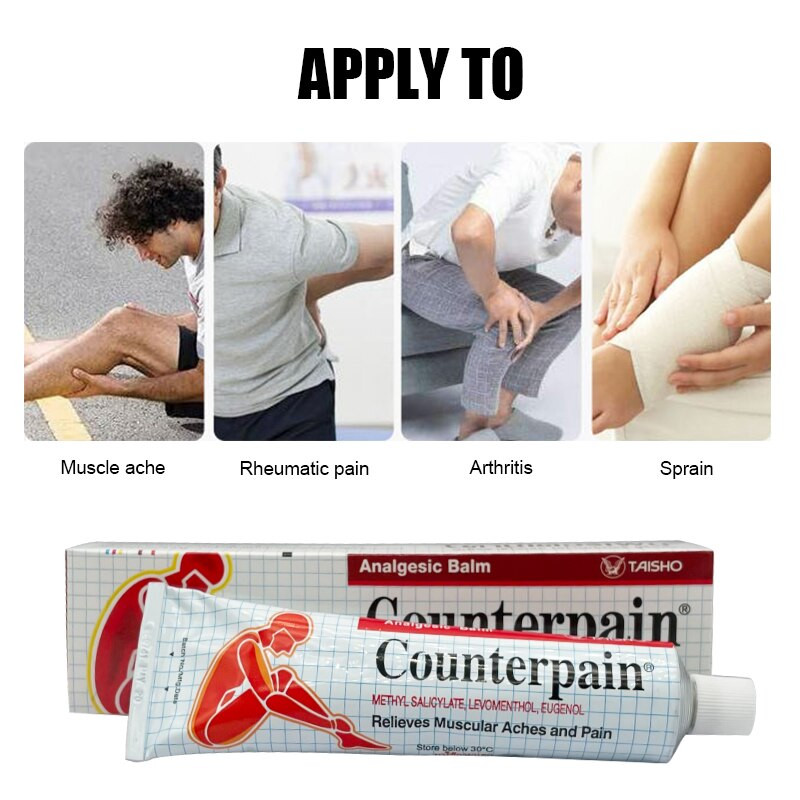 120g 6pcs Joints Pain Ointment Effective Relieve Muscle Pains Bruises Dressing Sprain Joint Pain