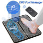 Foot Massager Pad Portable Foldable Massage Mat Pulse Muscle Stimulation Improve Blood Circulation Relief Pain Relax Feet