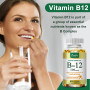 500mcg Vitamin B12 Capsules Support Energy Metabolism Protect  Nervous System & Blood Cell Immune Health Care Food