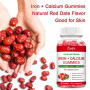 Catfit Nature Jujube Gummies Enrich the blood Antisenescence Calcium and iron Vitamin and dietary fiber supplementation