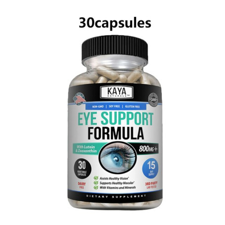 Eye Vitamins w/ Lutein Zeaxanthin & Bilberry Extract Supports Eye Strain Dry Eyes and Vision Health Lutein Blend for Adults