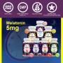 GPGP Greenpeople 60pc Melatonin 5 Mg Gummies Solve Insomnia Vitamins B6 Blueberry Orange Sea Moss Lutein Ester